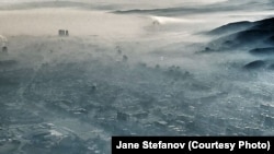 Aerozagađanje u Skoplju, fotografija iz 2023. godine
