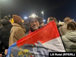 Protestuesi Tamas Cseh.