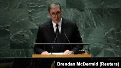 Aleksandar Vučić u govoru na 78. zasedanju Generalne Skupštine Ujedinjenih nacija u Njujorku, 21. septemar 2023.