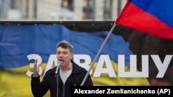 Архивска фотографија од поранешниот лидер на ПАРНАС, Борис Немцов, направена во март 2014 година. Немцов беше убиен во февруари 2015 година