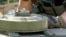  A land mine in the village of Neskuchne in the Donetsk region
