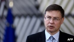 Зам.-председателят на Европейската комисия Валдис Домбровскис. Снимката е илюстративна