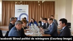 Imagine de la cea de-a 2-a reuniune de lucru din anul curent a reprezentanților politici în procesul de negocieri pentru reglementarea transnistreană.