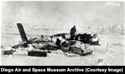 A lezuhant Seattle roncsai