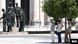 Vrućine u Skoplju, upaljen meteoalarm, 9. avgust 2024. 