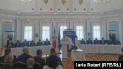 La ceremonia semnării „Pactului pentru Europa”, la Muzeul Național de Istorie din Chișinău, 26 martie 2024 