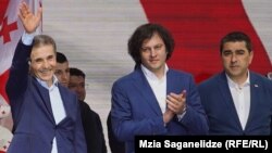 Бидзина Иванишвили, Ираклий Кобахидзе и Шалва Папуашвили