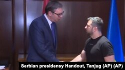 Средба меѓу Александар Вучиќ и Володимир Зеленски во Грција, 22 август 2023 година.