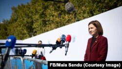 Maia Sandu la summitul Comunității Politice Europene, găzduit de Prim-ministrul Pedro Sanchez, în orașul Granada din Spania.