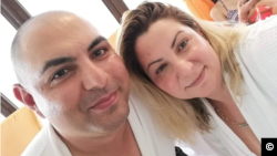 Арсо Ганев със съпругата си 