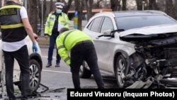 Imagine generică de la locul unui accident