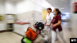 Újraélesztési egység a Debreceni Egyetem Klinikai Központ Sürgősségi Klinikáján 2019. január 21-én