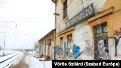 A rákosrendezői vasúti pályaudvar és környéke 2023. december 8-án