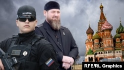 ადამ და რამზან კადიროვები. ილუსტრირებული ფოტო