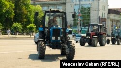 Protestul agricultorilor din Piața Marii Adunări Naționale, Chișinău, iunie 2023