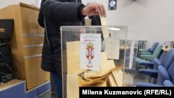 Valjevo, izborno mesto u zgradi gradske uprave, 17. decembar 2023.