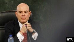 Главният прокурор Иван Гешев по време на второто си "изявление" срещу "политическия боклук".
