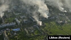 Orașul Bahmut, regiunea Donețk, este locul celor mai aprige bătălii dintre forțele ucrainene și cele rusești. (foto arhivă)