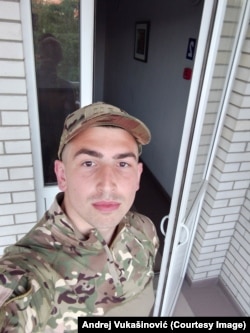 Andrej Vukašinović iz Trebinja je govorio o svom odlasku u Rusiju i na ratište u Ukrajinu za RSE tokom 2023.