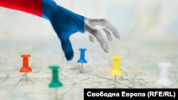 Свободна Европа видя документи, от които става ясно, че Русия предявява претенции към имоти в центъра на София и кварталите "Изток“, "Княжево“, "Овча купел" и "Възраждане". Колаж.