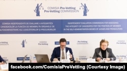 Audieri în cadrul Comisiei pre-vetting