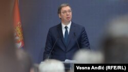 Српскиот претседател Александар Вучиќ