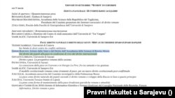 Najava dvodnevnog seminara na Pravnom fakultetu u Sarajevu