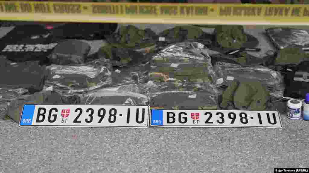 Targa automjetesh me regjistrimin BG (Beograd).&nbsp;