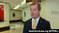 Деніел Райс, радник Залужного, президент Американського університету в Києві. Київ, 16 березня 2023-го