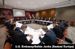 A NATO-tagországok nagyköveteinek és Svédország Budapestre akkreditált nagykövetének találkozója