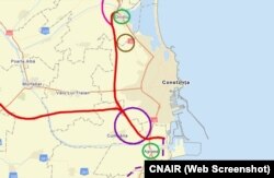 Autostrada A4, Ovidiu - Agigea (22 km), considerată şi o variantă ocolitoare a Constanţei, a fost, pe porţiuni, între 2011 şi 2012.