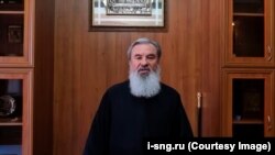 Captură video din intervenția Arhiepiscopului Marchel la conferința de la Moscova.