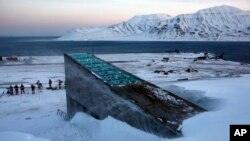 Ulaz u svjetski trezor sjemena u Spitsbergenu, Norveška, 26. februara 2008.