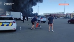 Russia Hits Hypermarket In Ukraine's Second-Biggest City