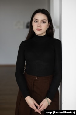 Natalija Suljakova, a CEU ukrán diákja Bécsben