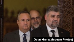 Liderii Coaliției de guvernământ, Nicolae Ciucă - PNL, Marcel Ciolacu - PSD și Kelemen Hunor - UDMR. Ordonanța care ar interzice cumulul pensiei speciale cu salariul de la stat ar însemna un gest categoric în favoarea reformei. Va fi adoptată ordonanța?
