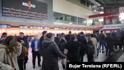 Gužva na prištinskom aerodromu 1. januara 2023.