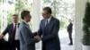 Serbia--Belgrade--Minister of Foreign Affairs of Ukraine Dmytro Kuleba and President of Serbia Aleksandar Vucic, 13.05.2024.
