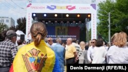 Protest organizat de Partidul Șor la Comrat, 21 mai, 2023