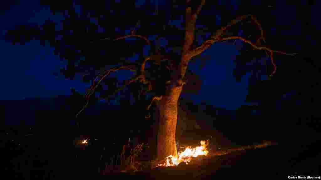 A szeles időjárás és az általános páratartalom-csökkenés Kalifornia egyes részei fölött együtt olyan száraz és viharos körülményeket teremtett, ami lehetővé teszi a tűz gyors terjedését