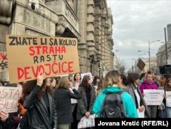 Protest u Beogradu 25. februara 2023.