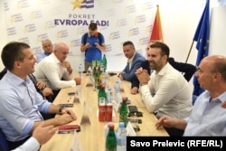 Takimi i mandatarit për formim të Qeverisë, Millojko Spajiq me liderët e partive parlamentare, për formim të Qeverisë së re të Malit të Zi.