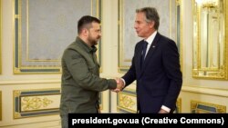 Владимир Зеленский и Энтони Блинкен