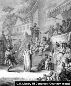 Trenuci plesa u ruskom selu.