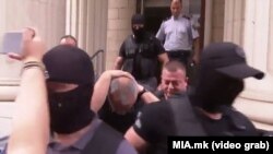 Љупчо Палевски Палчо, осомничениот за двојно убиство однесен во Кривичен суд Скопје