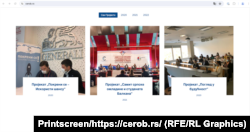 Pregled projekata Centra za razvoj i edukaciju o kojima izveštavaju na svom sajtu, jun 2024.