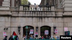 Protest studenata ispred Univerziteta Kolumbija u Njujorku, SAD, 24. aprila 2024.