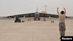 Američka vazdušna baza Al Udeid u Kataru, april 2016. 