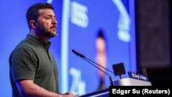 უკრაინის პრეზიდენტი ვოლოდიმირ ზელენსკი სინგაპურში