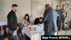 Гласање на изборите во Северна Митровица 23.04.2023.